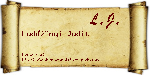 Ludányi Judit névjegykártya